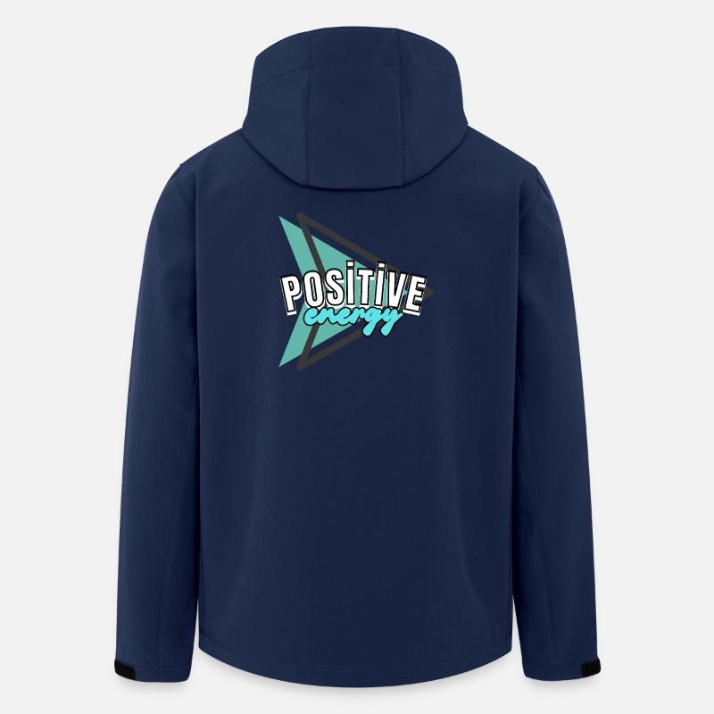 Positiver Energi - Recycelte Männer Softshell-Jacke von Stanley/Stella - Navy