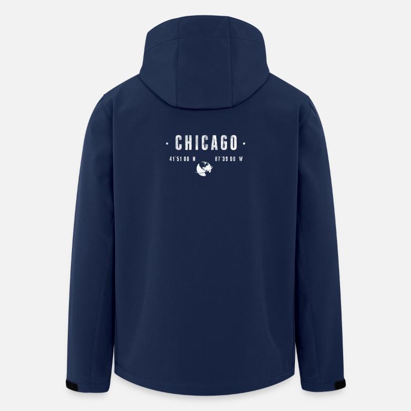 Chicago - Recycelte Männer Softshell-Jacke von Stanley/Stella - Navy