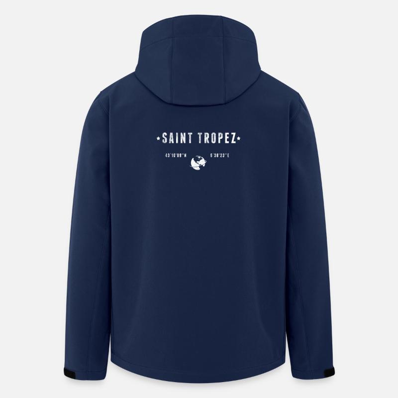 Saint Tropez - Recycelte Männer Softshell-Jacke von Stanley/Stella - Navy