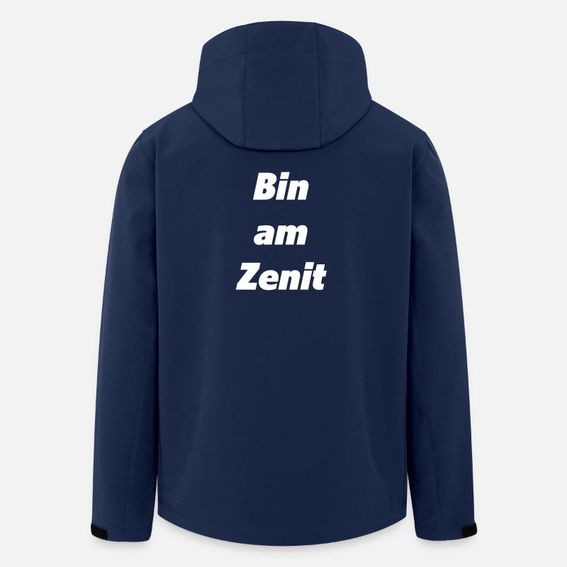 Bin am Zenit - Recycelte Männer Softshell-Jacke von Stanley/Stella - Navy