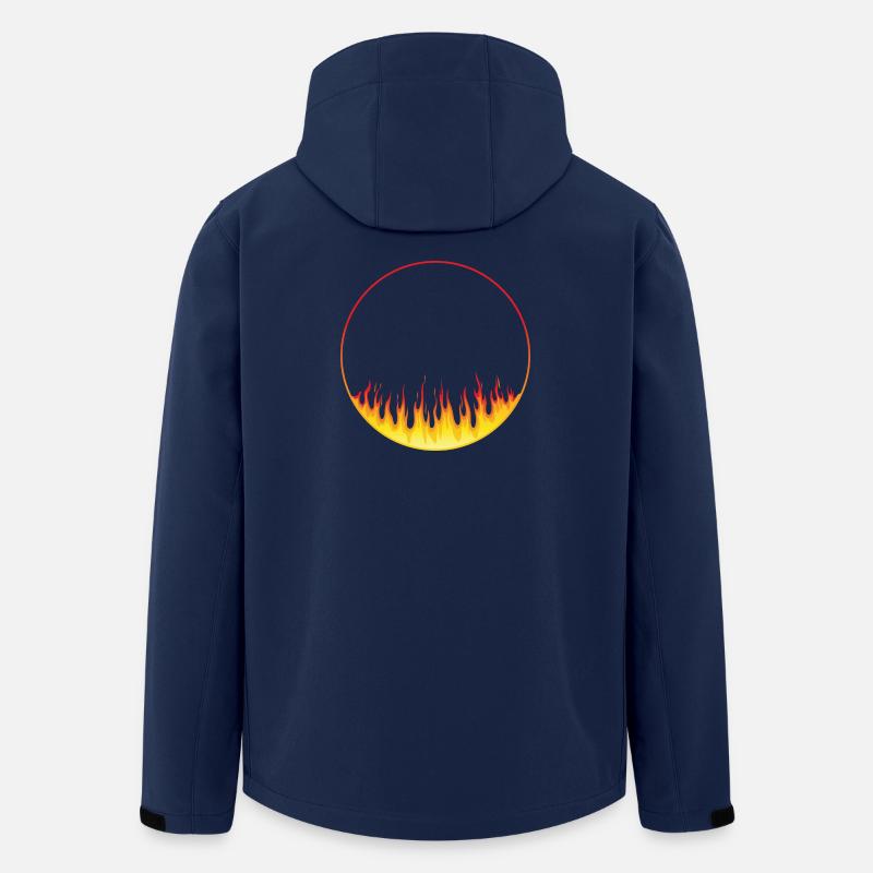 Circle on fire - Men’s Recycled Softshell Jacket by Stanley/Stella - navy