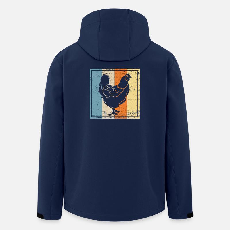 Huhn - Recycelte Männer Softshell-Jacke von Stanley/Stella - Navy