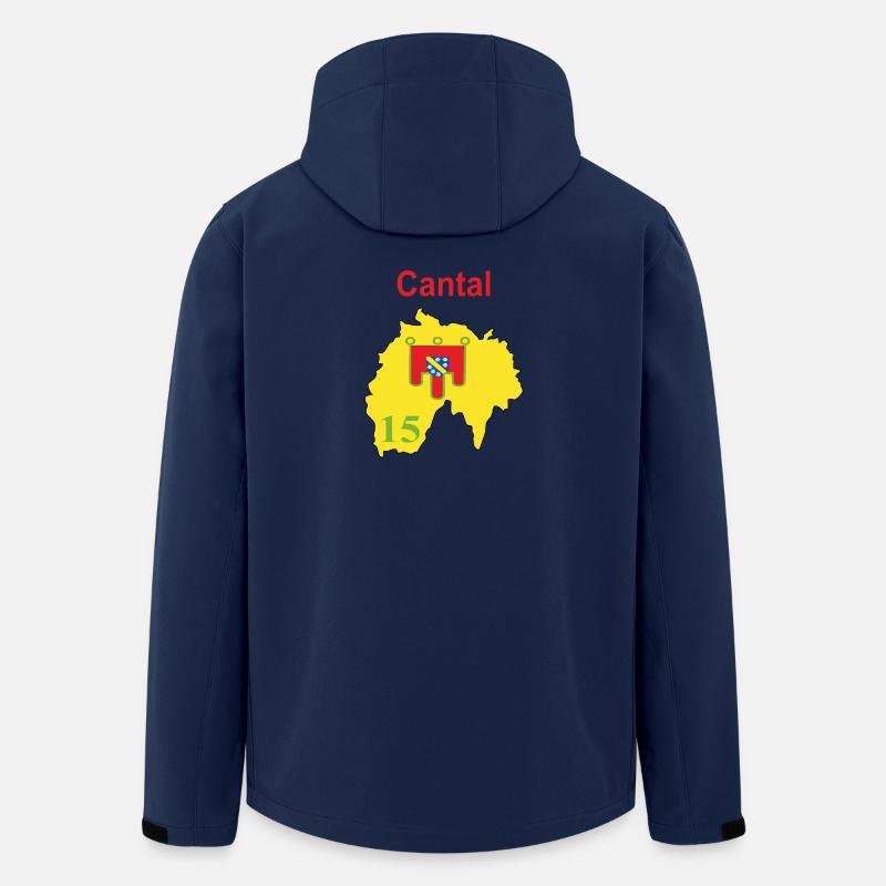 Cantal - Recycelte Männer Softshell-Jacke von Stanley/Stella - Navy