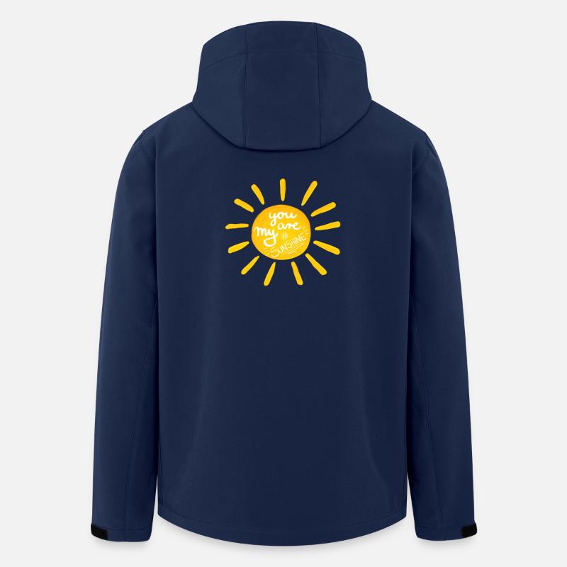 Sunshine; Sonne - Recycelte Männer Softshell-Jacke von Stanley/Stella - Navy