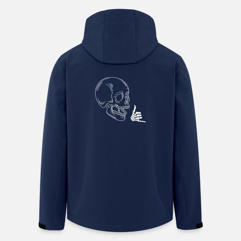Crâne à bascule - Veste softshell homme en polyester recyclé Stanley/Stella - marine
