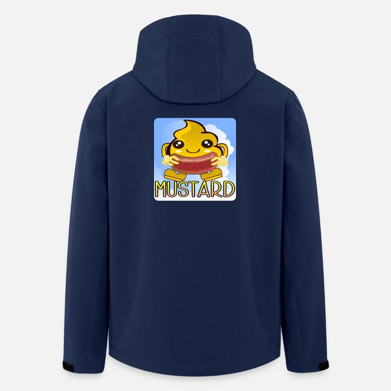 MUSTARD BBQ - Men’s Recycled Softshell Jacket by Stanley/Stella - navy