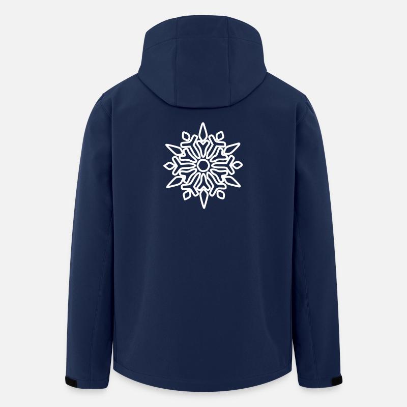 Weihnachten - Recycelte Männer Softshell-Jacke von Stanley/Stella - Navy
