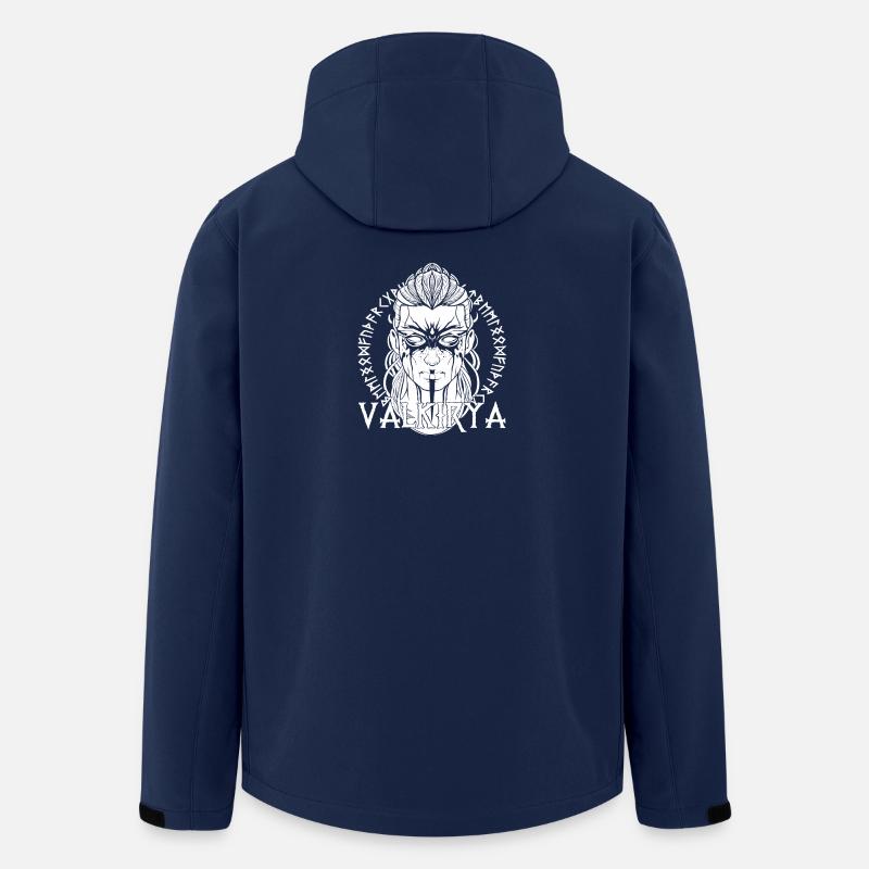 Walküre - Recycelte Männer Softshell-Jacke von Stanley/Stella - Navy