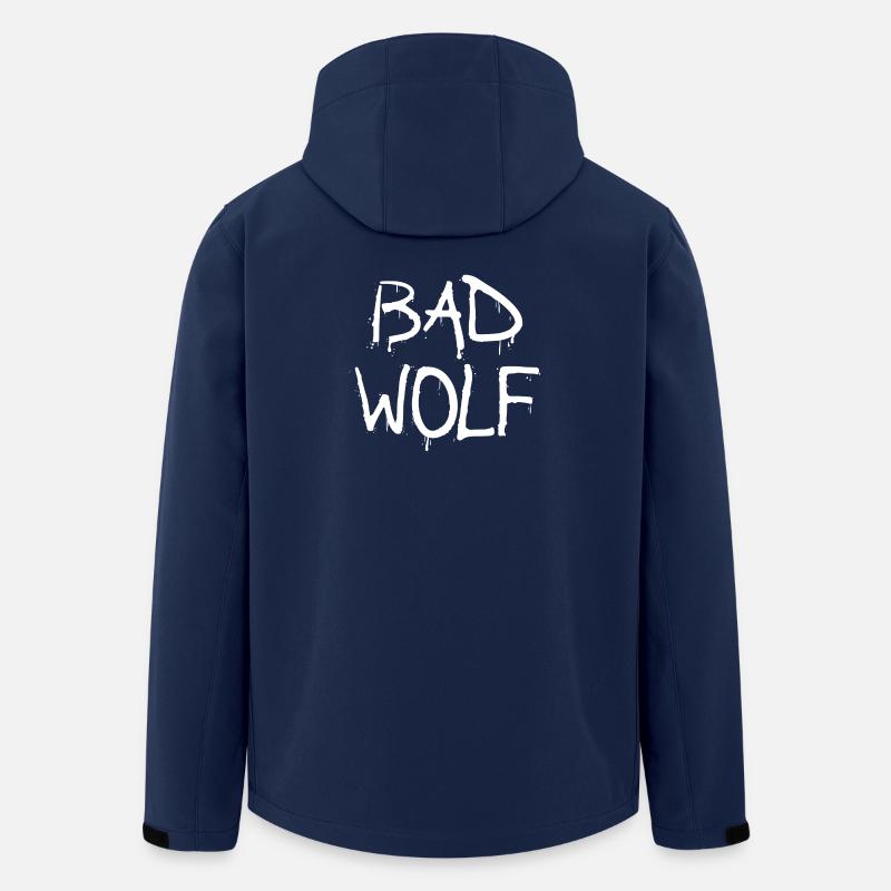 Bad Wolf - Recycelte Männer Softshell-Jacke von Stanley/Stella - Navy