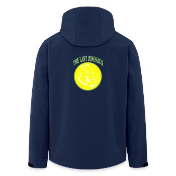 The last Dinosaur - Recycelte Männer Softshell-Jacke von Stanley/Stella - Navy - Hinten - AI Model Male 185 light (185cm)