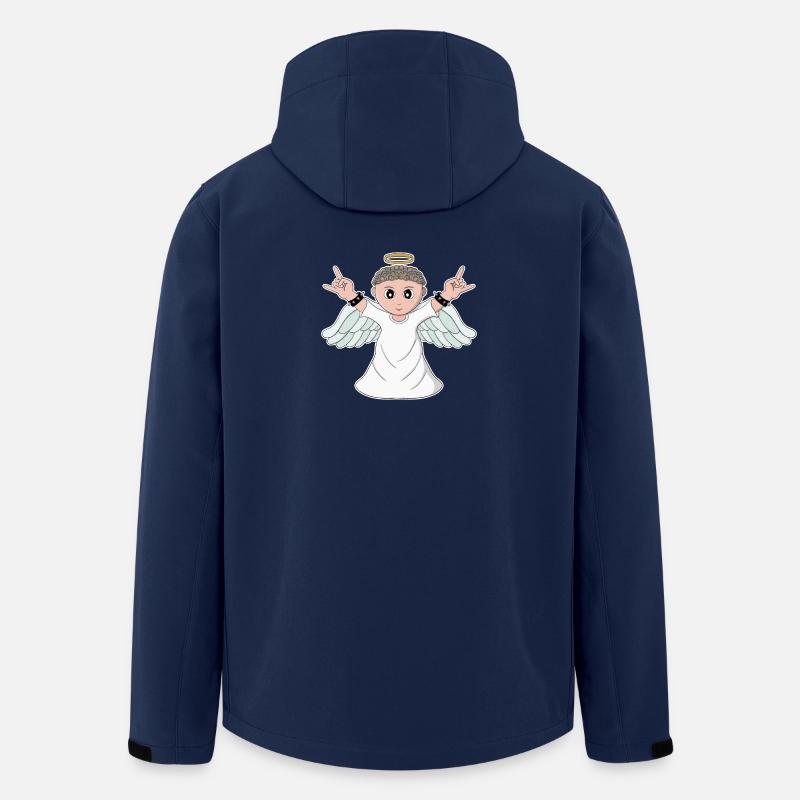 Harte Musik liebender Engel - Recycelte Männer Softshell-Jacke von Stanley/Stella - Navy