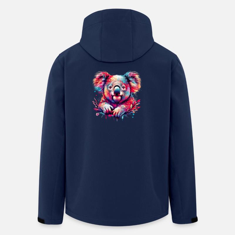 Koala - Veste softshell homme en polyester recyclé Stanley/Stella - marine