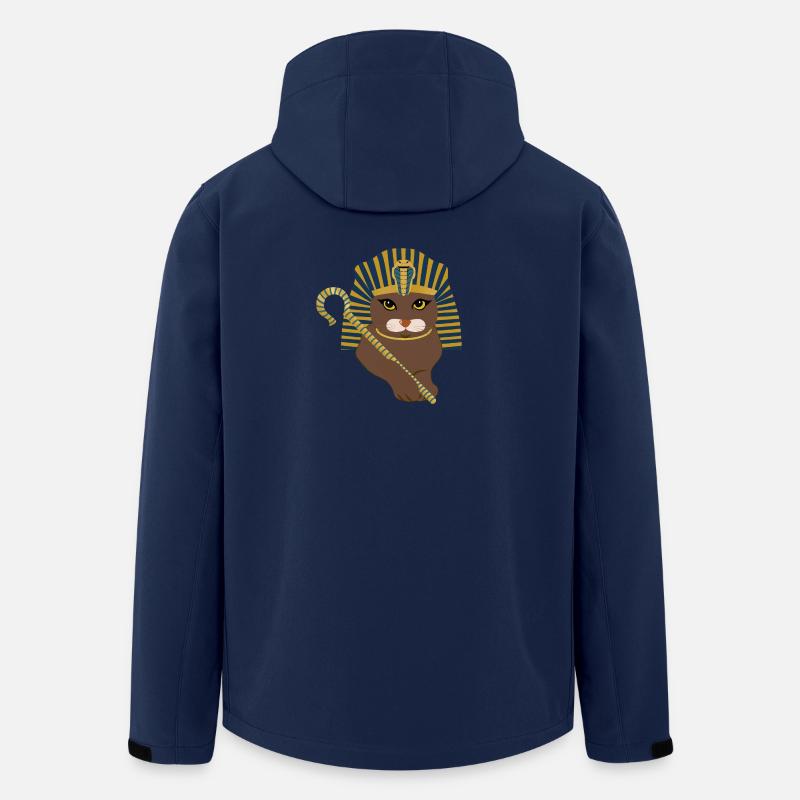 Pharaonen-Katze - Recycelte Männer Softshell-Jacke von Stanley/Stella - Navy