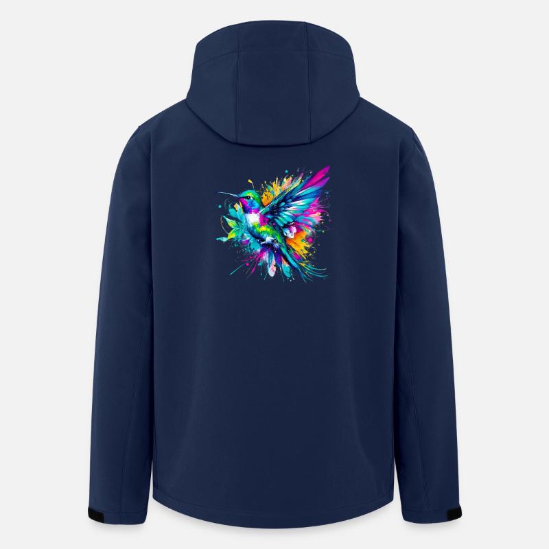 Hummingbird - Men’s Recycled Softshell Jacket by Stanley/Stella - navy
