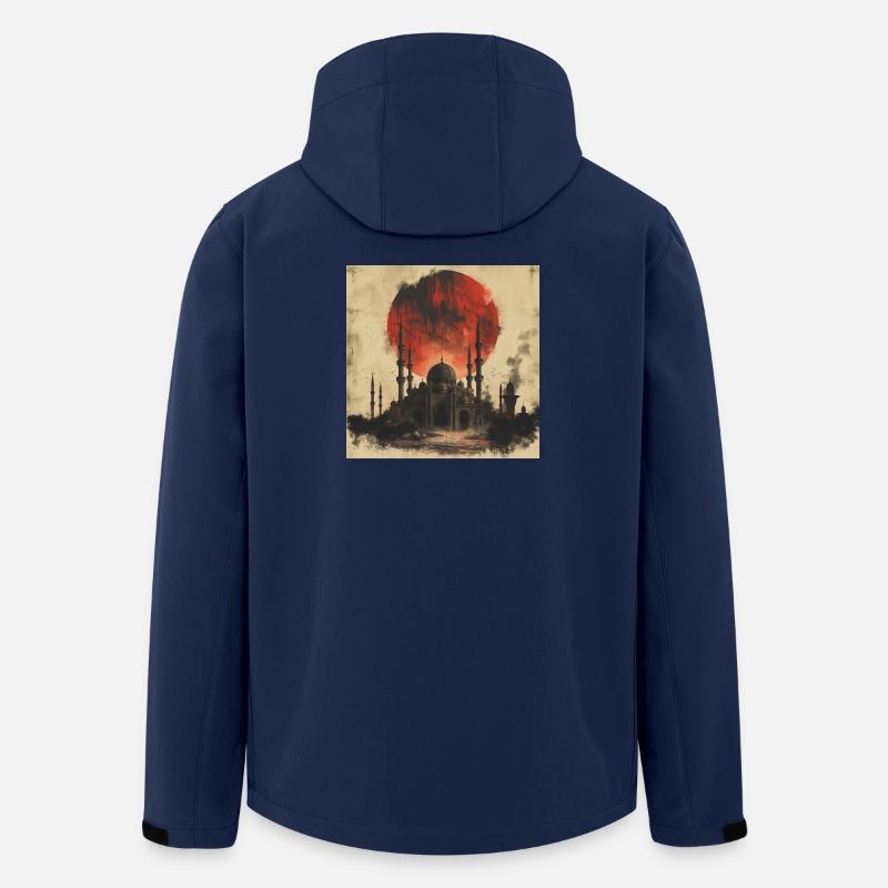 Sunrise Masjid - Recycelte Männer Softshell-Jacke von Stanley/Stella - Navy