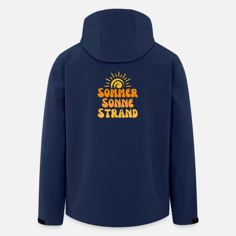 Nectarine Summer Sun Beach 2 - Veste softshell homme en polyester recyclé Stanley/Stella - marine