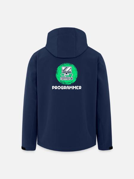 Computer Developer Programmierer Computerfreak - Recycelte Männer Softshell-Jacke von Stanley/Stella - Navy