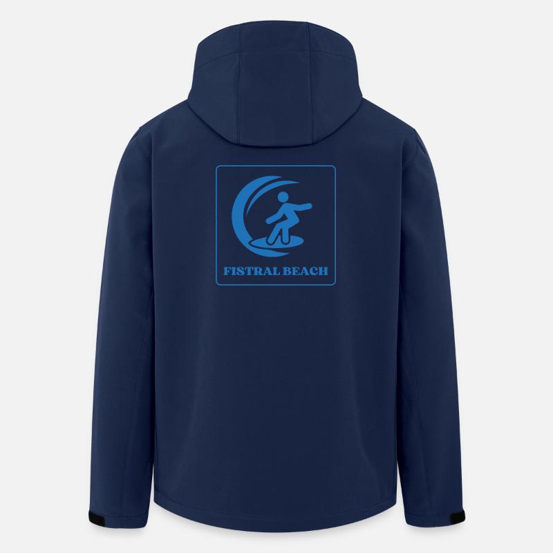FISTRAL BEACH-SURF - Veste softshell homme en polyester recyclé Stanley/Stella - marine