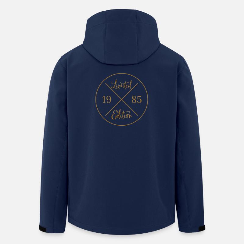 Limited Edition 1985 - Recycelte Männer Softshell-Jacke von Stanley/Stella - Navy