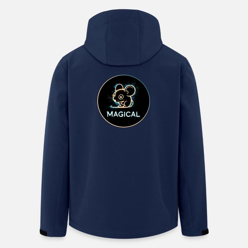 Magische Maus - Recycelte Männer Softshell-Jacke von Stanley/Stella - Navy