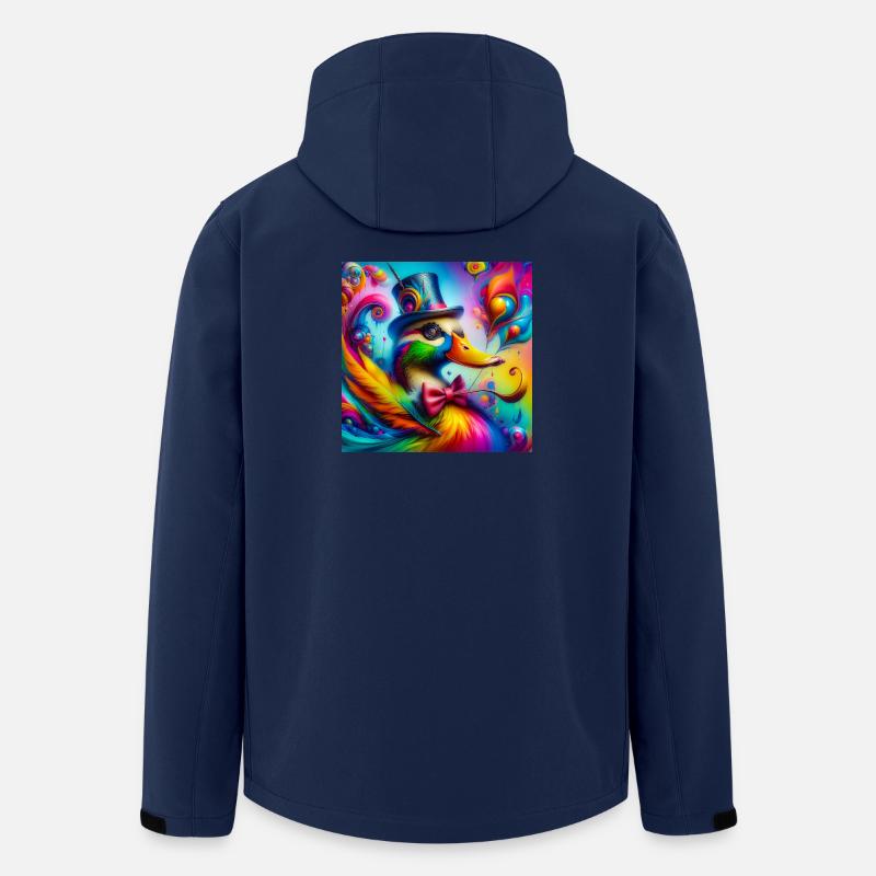 Ente - Recycelte Männer Softshell-Jacke von Stanley/Stella - Navy