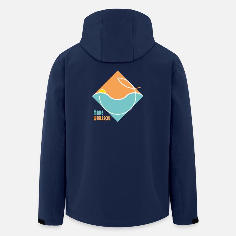 MARE NOSTRUM - Veste softshell homme en polyester recyclé Stanley/Stella - marine