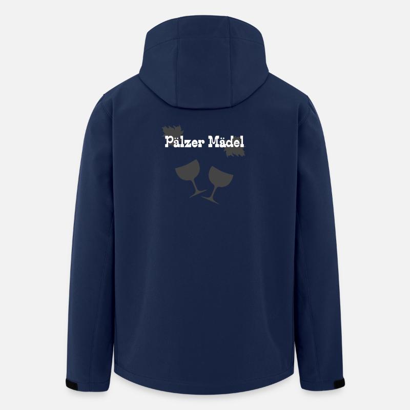 Pälzer Mädel - Recycelte Männer Softshell-Jacke von Stanley/Stella - Navy