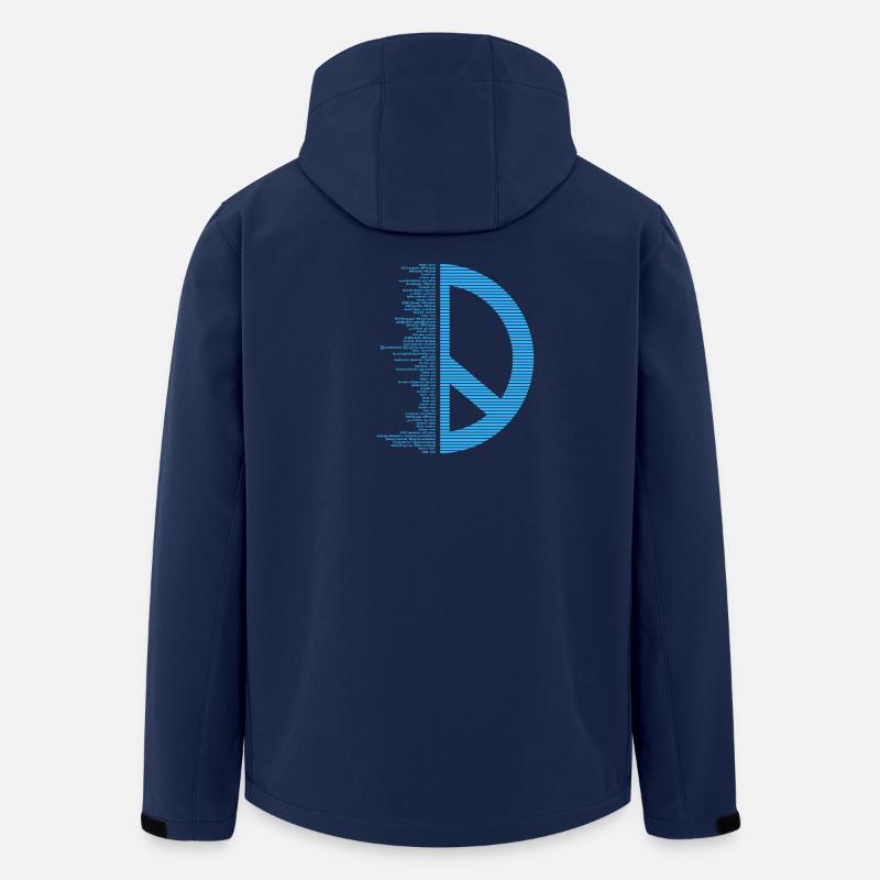 Pacifica - Peace - Men’s Recycled Softshell Jacket Discoverer by Stanley/Stella - navy