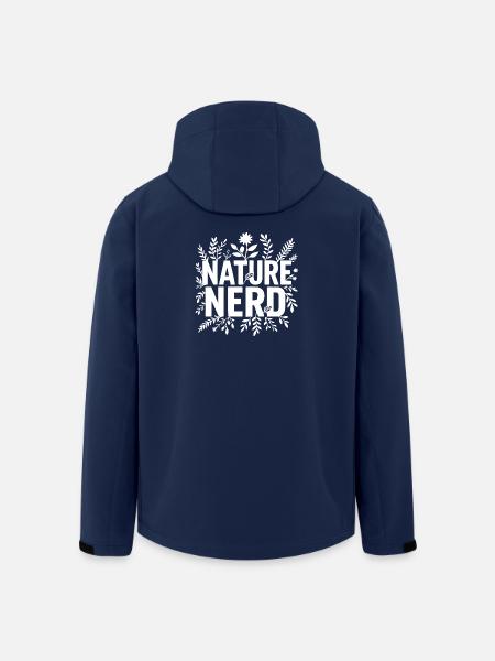 nature nerd Blumen Bäume Umwelt - Recycelte Männer Softshell-Jacke von Stanley/Stella - Navy