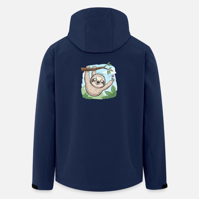 Faultier - Recycelte Männer Softshell-Jacke von Stanley/Stella - Navy