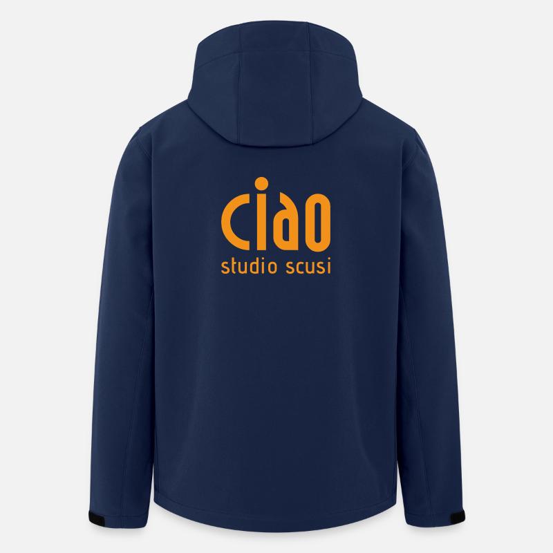 Ciao studio scusi - Recycelte Männer Softshell-Jacke von Stanley/Stella - Navy