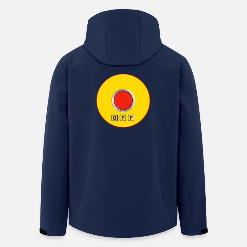 Stopp bei Logorrhoe - Recycelte Männer Softshell-Jacke von Stanley/Stella - Navy