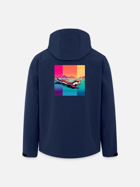 Otter - Recycelte Männer Softshell-Jacke von Stanley/Stella - Navy