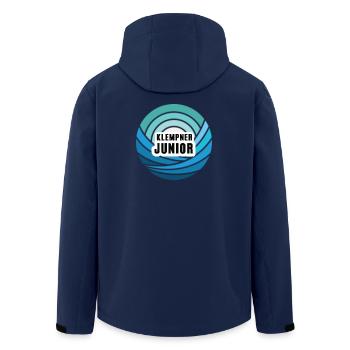 Klempner Junior Nachfolger Sohn Kind Junge - Recycelte Männer Softshell-Jacke von Stanley/Stella - Navy - Hinten - AI Model Male 185 light (185cm)