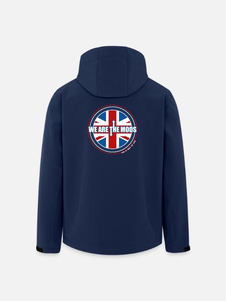 Wir sind die Mods Union Jack - Recycelte Männer Softshell-Jacke von Stanley/Stella - Navy