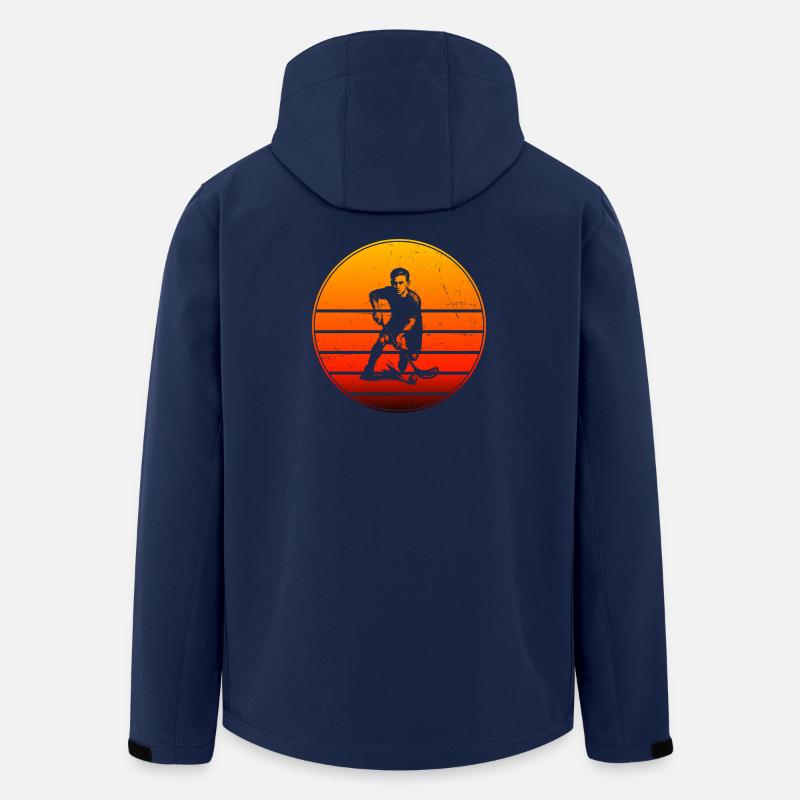 Short and clear floorball - Men’s Recycled Softshell Jacket by Stanley/Stella - navy