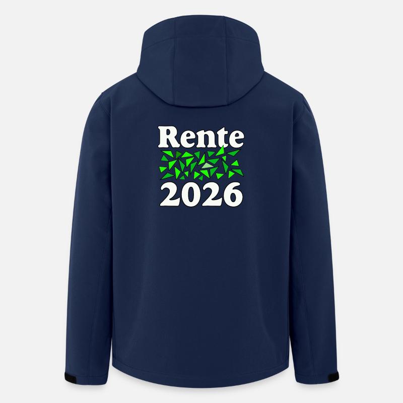 Rente 2026 Splitter - Recycelte Männer Softshell-Jacke von Stanley/Stella - Navy