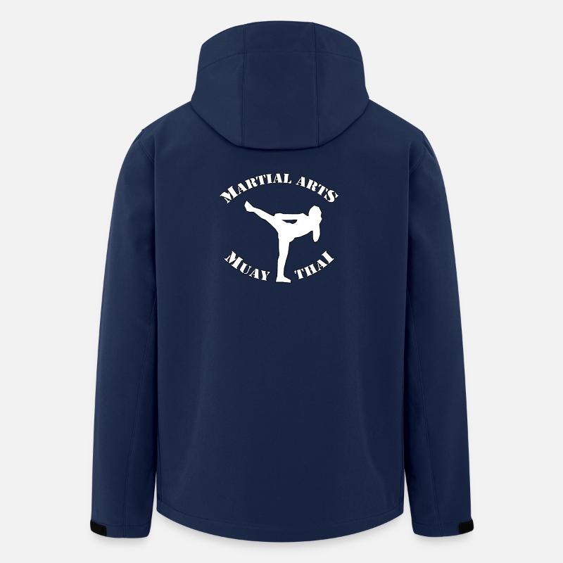 MUAY THAI - Recycelte Männer Softshell-Jacke von Stanley/Stella - Navy
