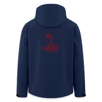 CloudDancer - Veste softshell homme en polyester recyclé Stanley/Stella - marine - Dos - AI Model Male 185 light (185cm)
