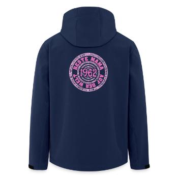 Beste 1962 - Recycelte Männer Softshell-Jacke von Stanley/Stella - Navy - Hinten - AI Model Male 185 light (185cm)