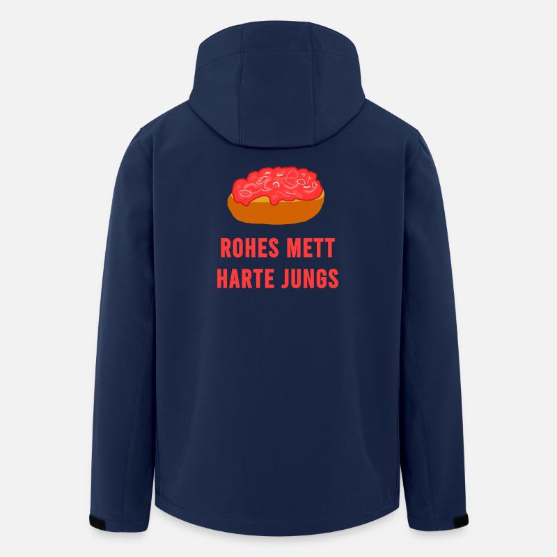 Rohes Mett Harte Jungs - Recycelte Männer Softshell-Jacke von Stanley/Stella - Navy