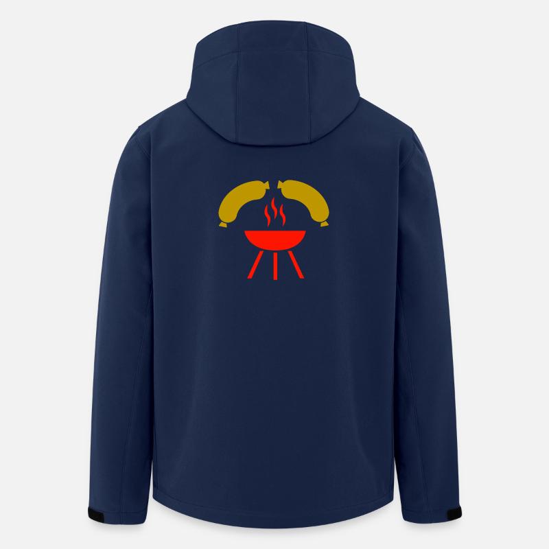 Grill - Men’s Recycled Softshell Jacket by Stanley/Stella - navy