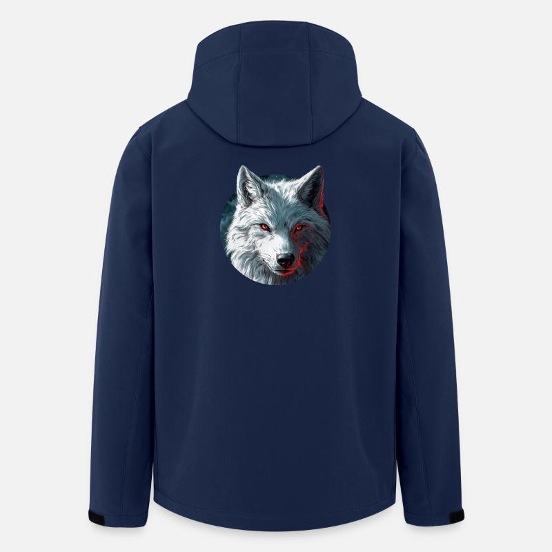 Wolf Design - Men’s Recycled Softshell Jacket by Stanley/Stella - navy