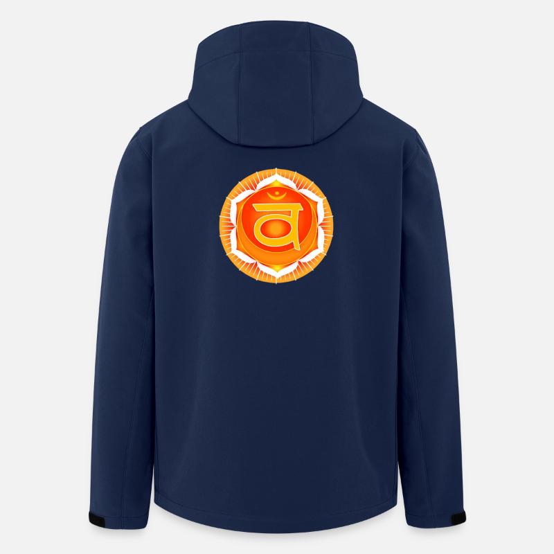 Sacral Chakra Svadhisthana - Men’s Recycled Softshell Jacket by Stanley/Stella - navy