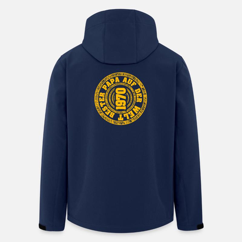 1970 - Recycelte Männer Softshell-Jacke von Stanley/Stella - Navy