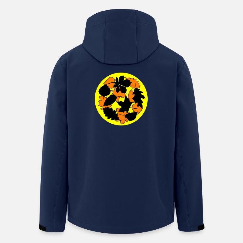 Herbst Oktober Wetter - Recycelte Männer Softshell-Jacke von Stanley/Stella - Navy