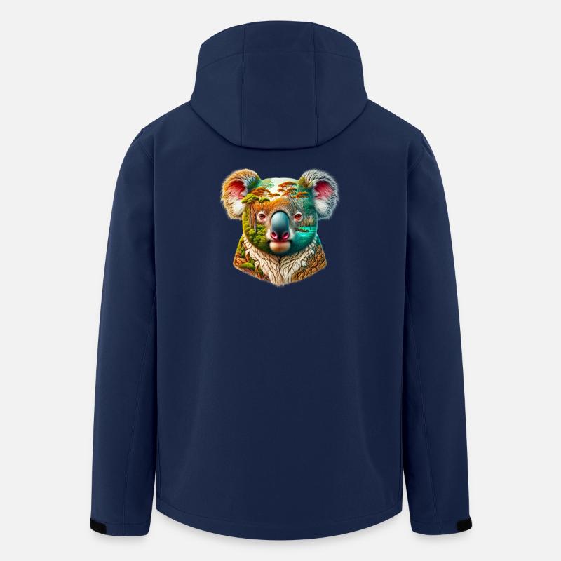 Koala - Veste softshell homme en polyester recyclé Stanley/Stella - marine