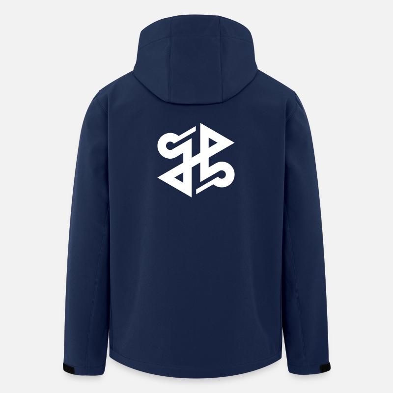 Shinjuku-Logo - Recycelte Männer Softshell-Jacke von Stanley/Stella - Navy