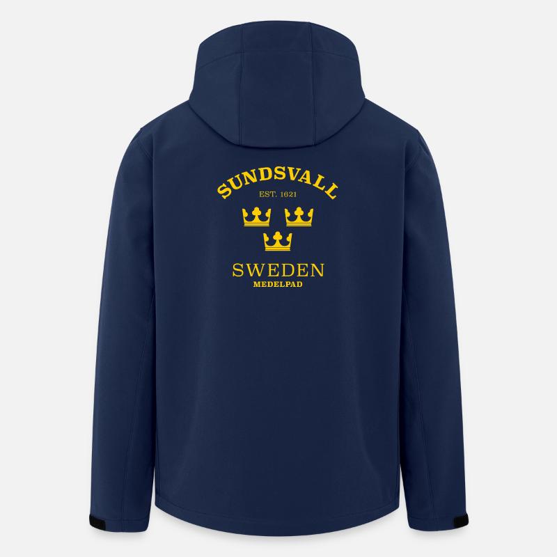 Sundsvall Sweden Schweden - Recycelte Männer Softshell-Jacke von Stanley/Stella - Navy
