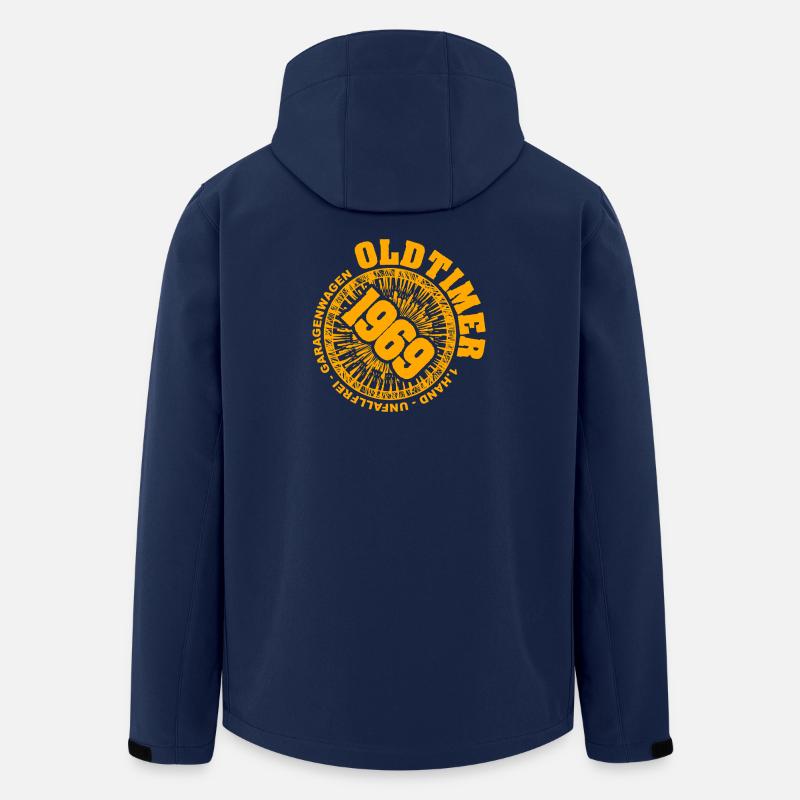 Opa 1969 - Recycelte Männer Softshell-Jacke von Stanley/Stella - Navy